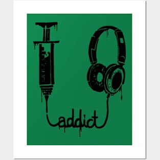 music addict Posters and Art